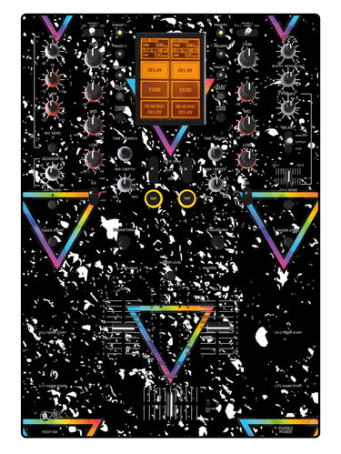 Pioneer DJ DJM 909 Skin Minimal Rainbow
